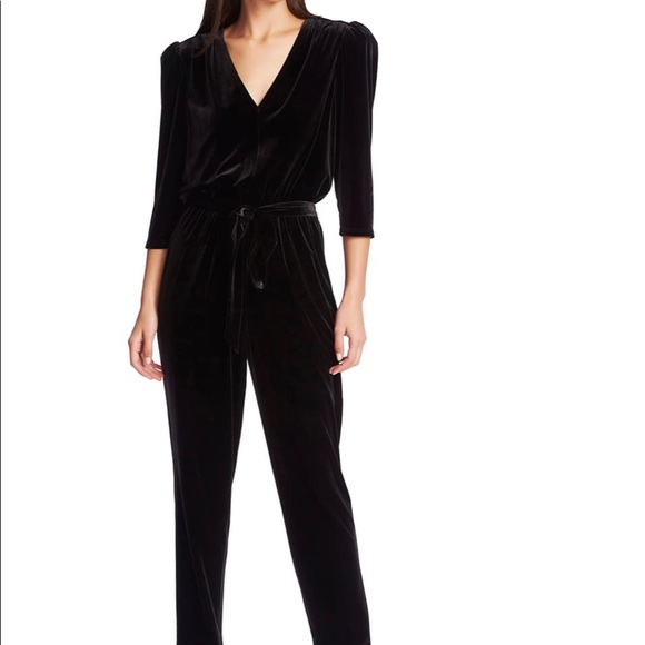 1. State Velvet Jumpsuit - Picture 2 of 6